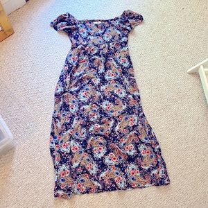 Jessica Simpson Maternity maxi dress, size M